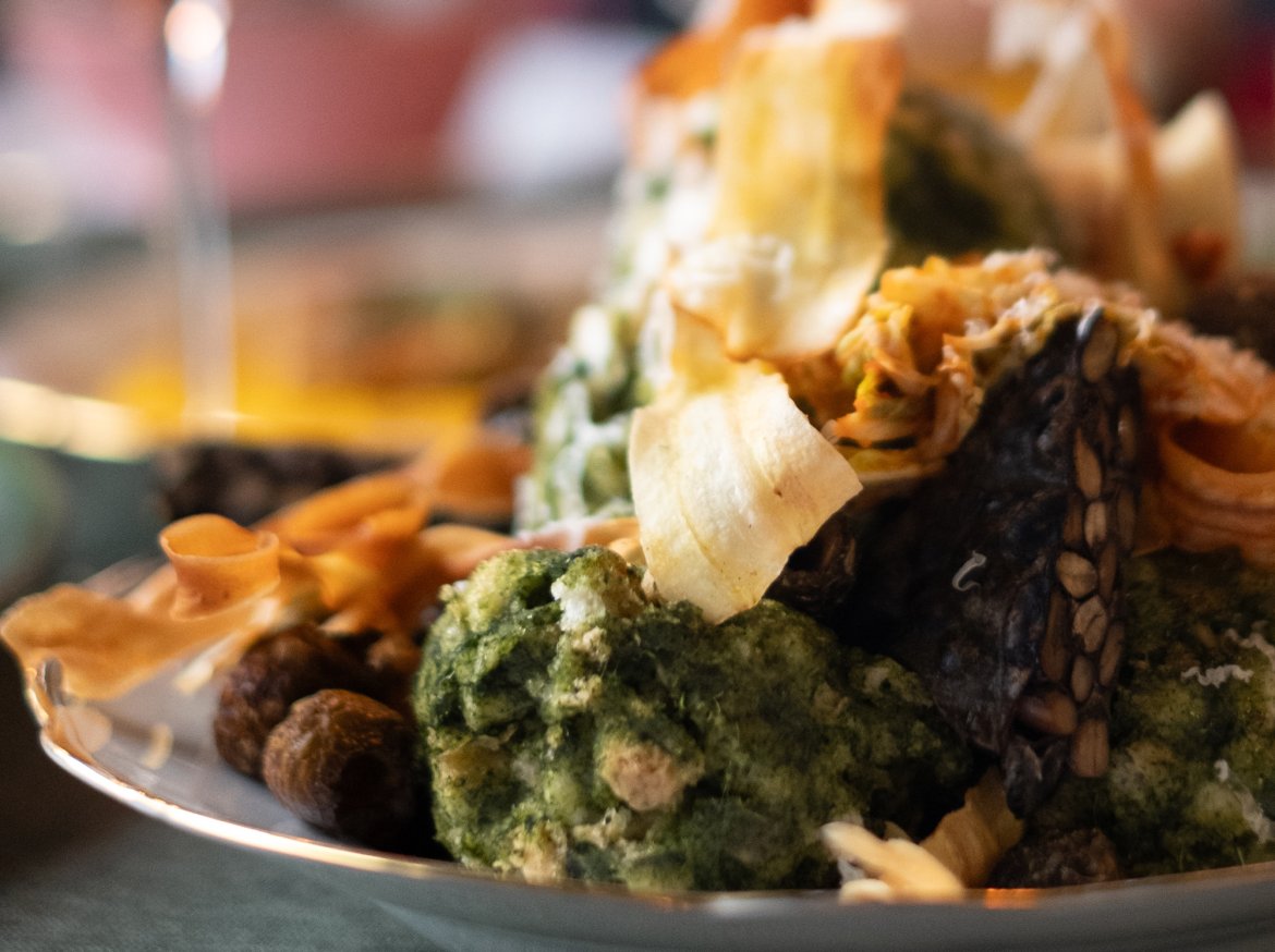 Zubereitung der veganen Spinatknödel - Rezept Zubereitung der veganen Spinatknödel - Rezept