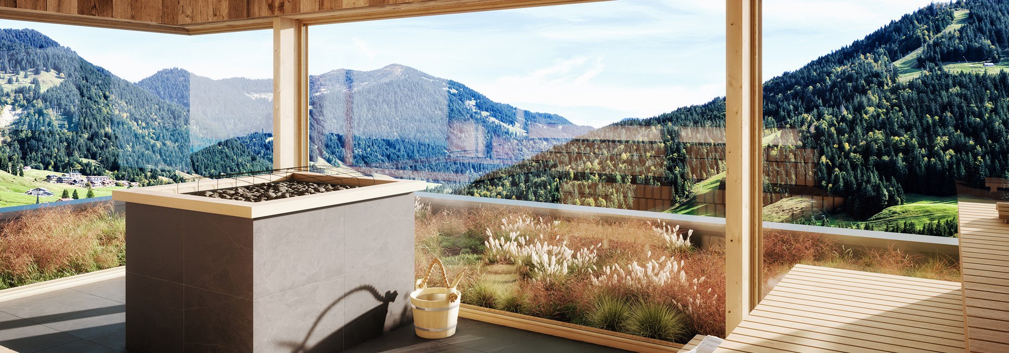 Neuer Wellnessbereich im Biohotel Ifenblick Balderschwang